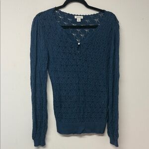 Sundance Blue Knit Top